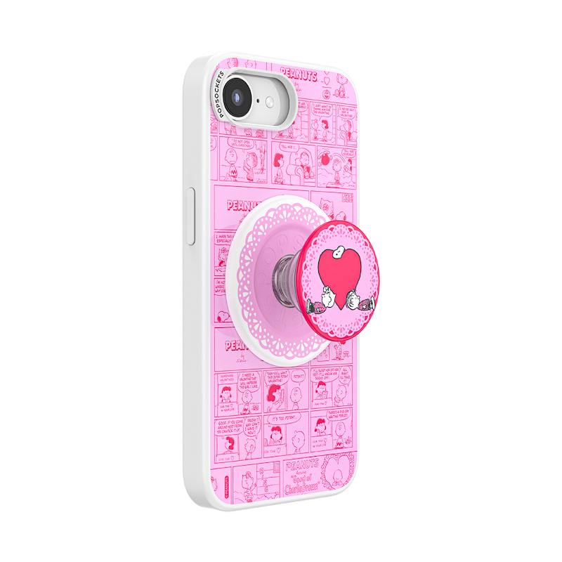 Peanuts Valentines Comic Strip &mdash; iPhone 16E MagSafe Case image number 1