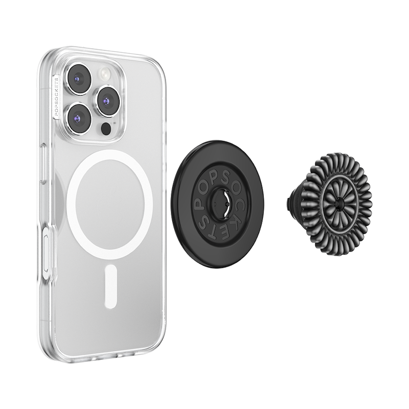 Enamel Stamped Black &mdash;  MagSafe PopGrip image number 4