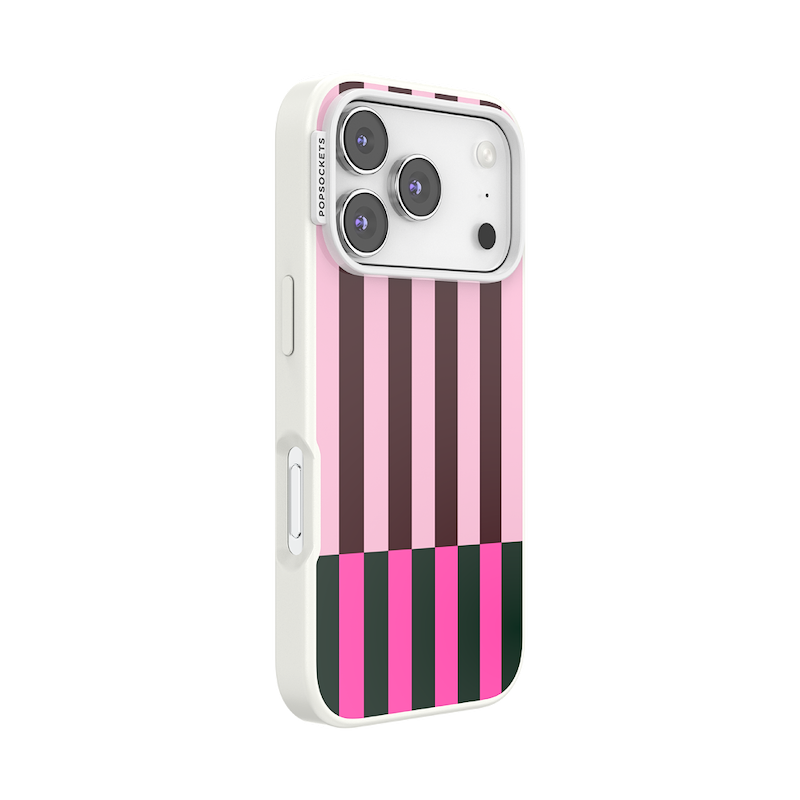 Pop of Pink Stripe &mdash; iPhone 17 Pro MagSafe Case image number 1
