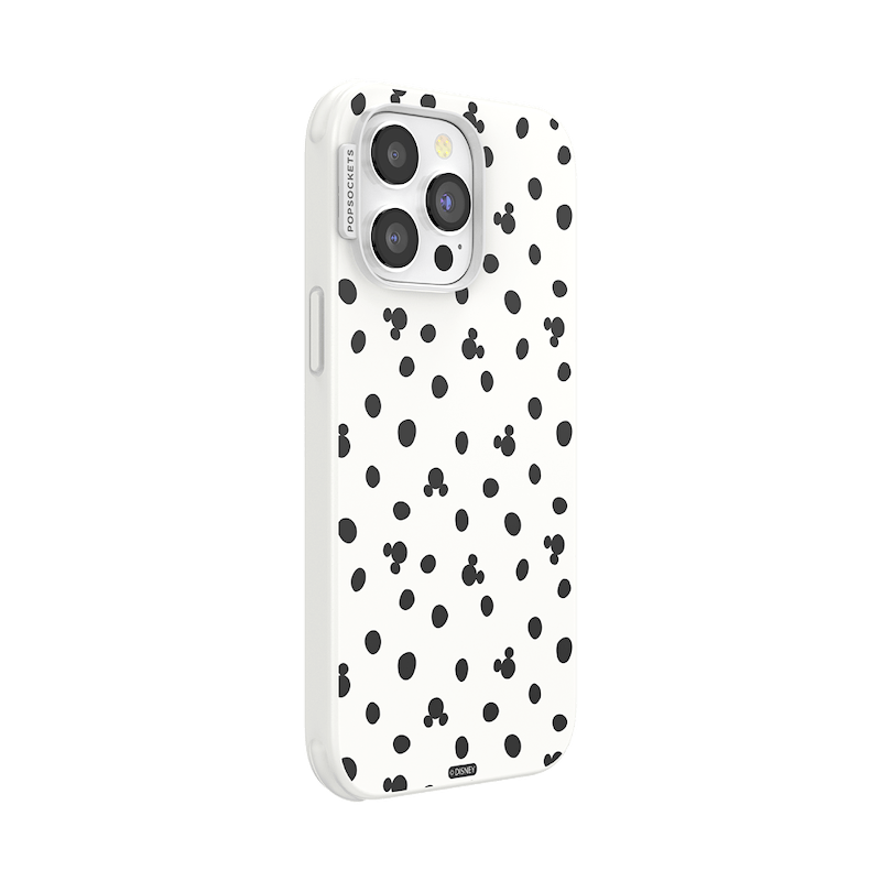 White Mickey Polka Dot &mdash; iPhone 14 Pro Max MagSafe Case image number 1