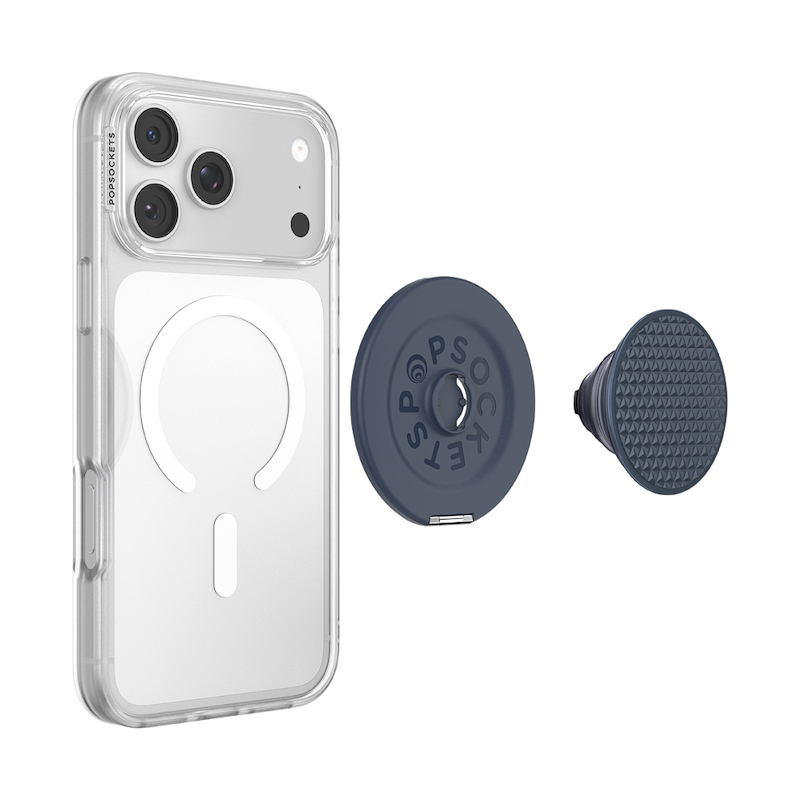 Aluminum Knurl Navy &mdash; MagSafe Kick-Out Grip & Stand image number 12