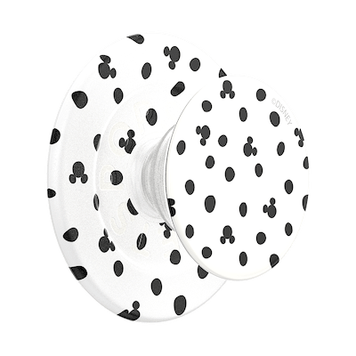 Mickey Polka Dot White &mdash; MagSafe PopGrip