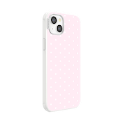 Blush Pink PolkaDot &mdash; iPhone 14 Plus MagSafe Case image number 2