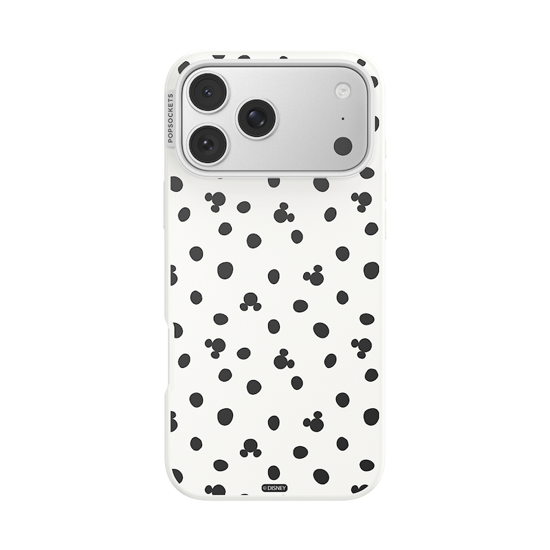 White Mickey Polka Dot &mdash; iPhone 17 Pro Max MagSafe Case image number 0