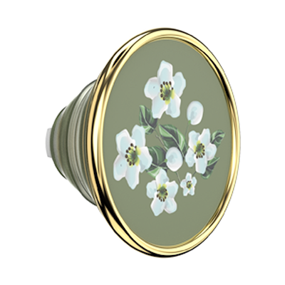 Enamel Floral Relief &mdash; PopTop