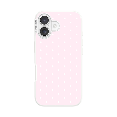 Blush Pink PolkaDot &mdash; iPhone 16 MagSafe Case