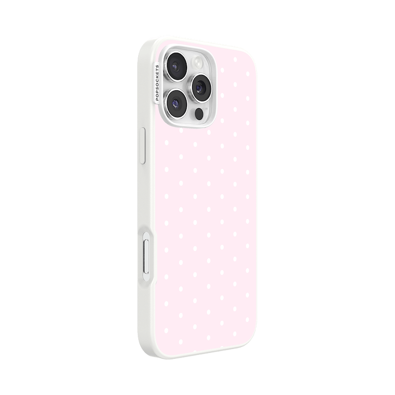 Blush Pink PolkaDot &mdash; iPhone 16 Pro Max MagSafe Case image number 1