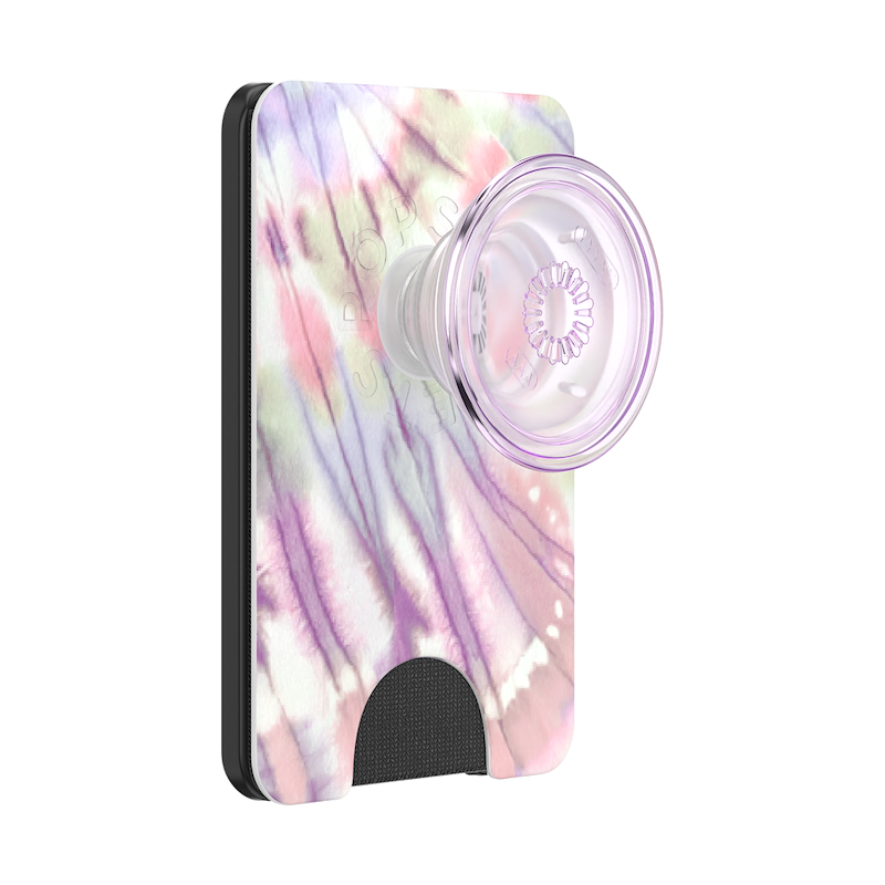 Coastal Tie-Dye Purple &mdash; MagSafe PopWallet+ image number 0