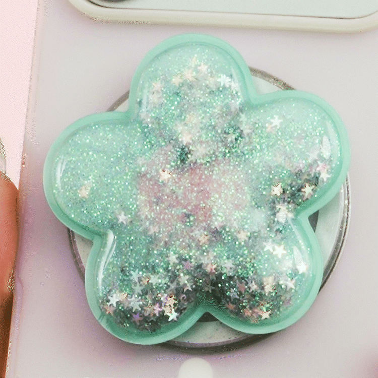 Tidepool Squishy Daisy Turquoise &mdash; MagSafe PopGrip image number 2