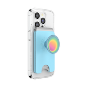 Butterfly Pea Blue Boca Aura &mdash; MagSafe PopWallet+ image number 8