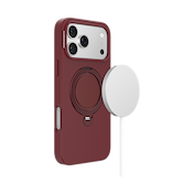 Burgundy &mdash; iPhone 18 Pro Max Low-Pro MagSafe Case image number 12