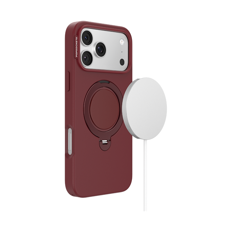 Burgundy &mdash; iPhone 18 Pro Max Low-Pro MagSafe Case image number 11