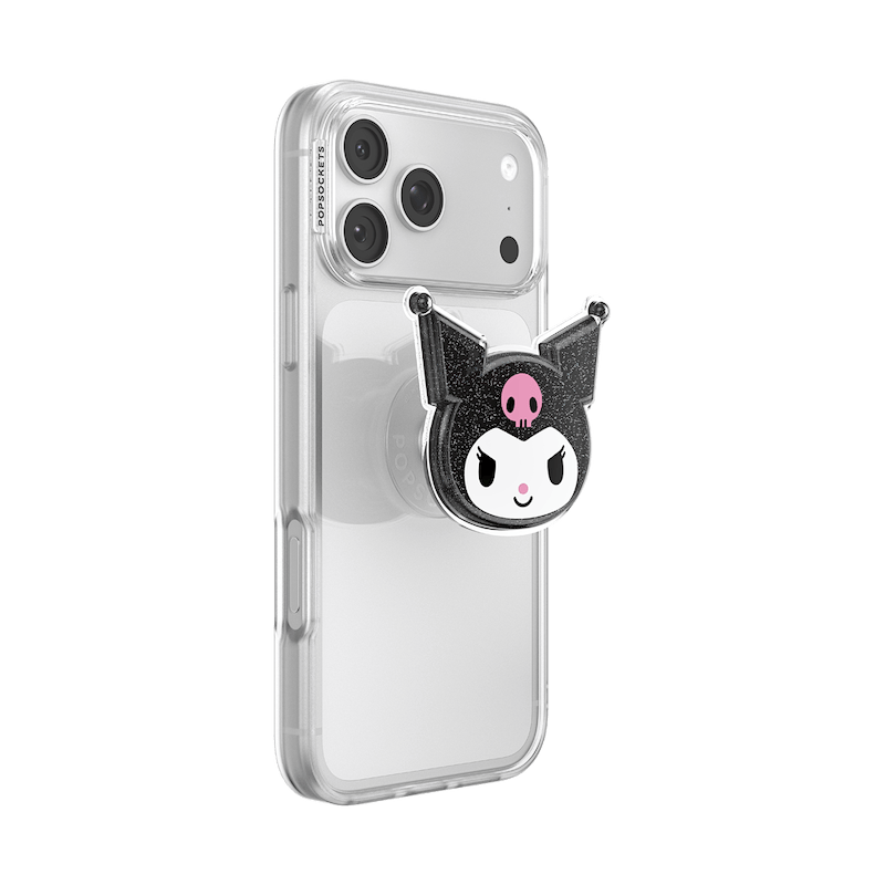 Tidepool Glitter Kuromi &mdash; Adhesive PopGrip image number 6