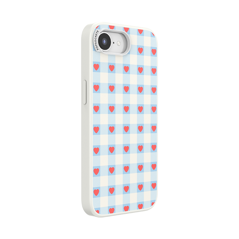 Berry Sweet Gingham &mdash; iPhone 16E MagSafe Case image number 1