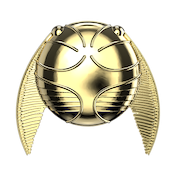 Puffy Enamel Golden Snitch &mdash; Adhesive PopGrip image number 1