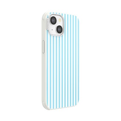 Secondary image for hover Soft Blue Stripe &mdash; iPhone 14 MagSafe Case