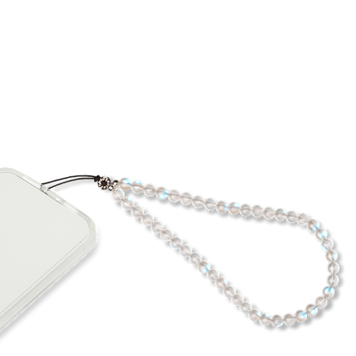 Secondary image for hover Waxy Shimmer Frost — Phone Wristlet