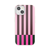 Pop of Pink Stripe &mdash; iPhone 15 MagSafe Case image number 1