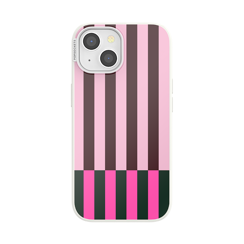 Pop of Pink Stripe &mdash; iPhone 15 MagSafe Case image number 0