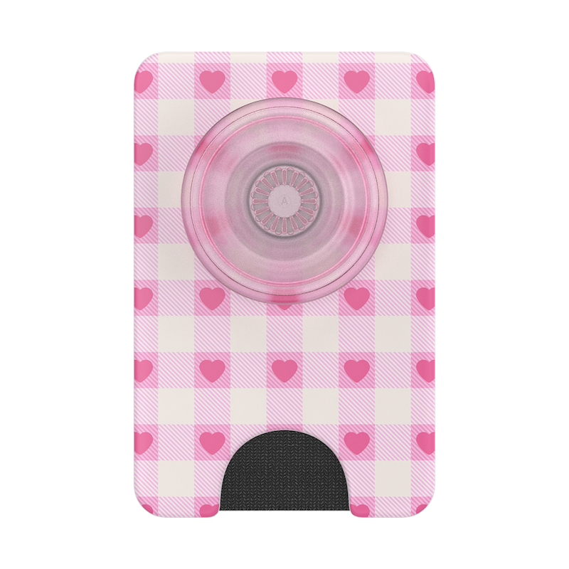 Blush Gingham &mdash; MagSafe PopWallet+ image number 1