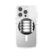 Enamel Puffy Stack Silver &mdash;  MagSafe PopGrip image number 8