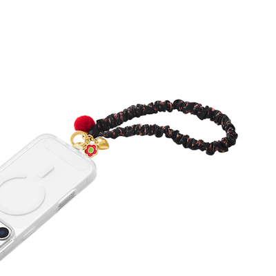 Secondary image for hover Ditsy Floral Noir &mdash; Phone Wristlet