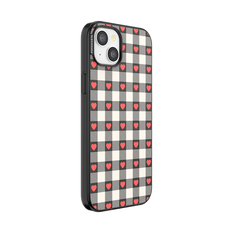 Heartbreaker Gingham &mdash; iPhone 15 Plus MagSafe Case image number 1