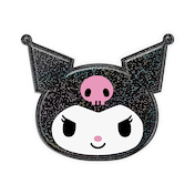 Tidepool Glitter Kuromi &mdash; Adhesive PopGrip image number 2