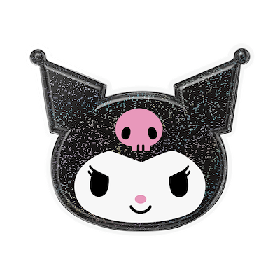 Secondary image for hover Tidepool Glitter Kuromi &mdash; Adhesive PopGrip