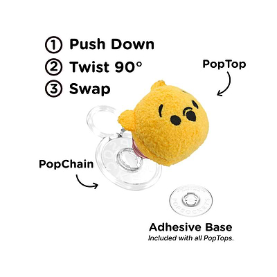 Secondary image for hover Plush Pooh &mdash; PopTop