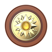 Enamel Sun Jewel Amber &mdash; MagSafe PopGrip image number 2