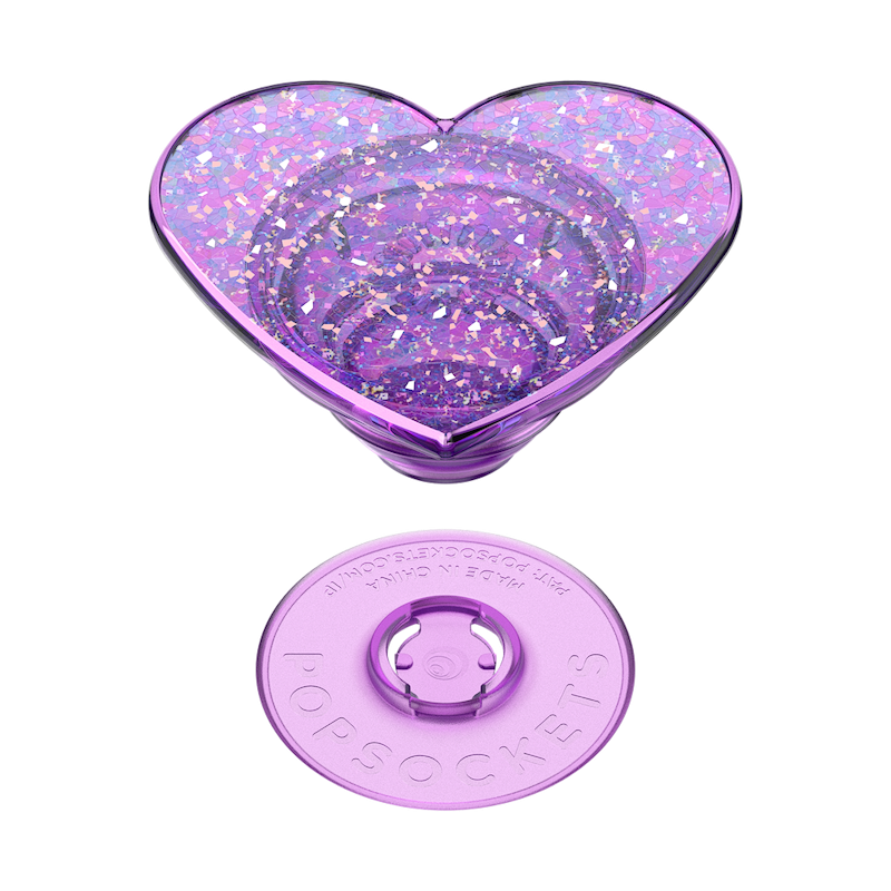 Iridescent Confetti Dreamy Heart — Adhesive PopGrip image number 6