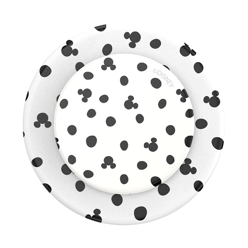 Mickey Polka Dot White &mdash; MagSafe PopGrip image number 1