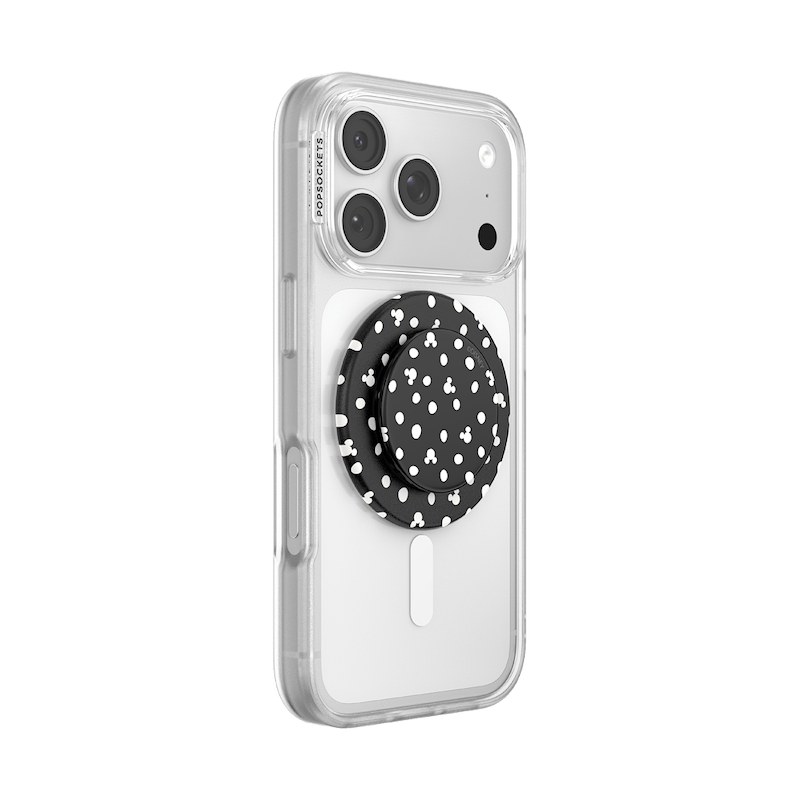 Mickey Polka Dot Black &mdash; MagSafe PopGrip image number 5