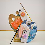 Aluminum Clay Speckle &mdash; MagSafe PopGrip image number 2