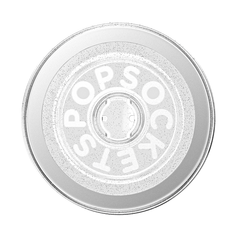 Dichroic Pillow Cut Clear Glitter &mdash; MagSafe PopGrip image number 3