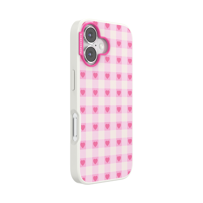Blush Gingham &mdash; iPhone 17 MagSafe Case image number 1