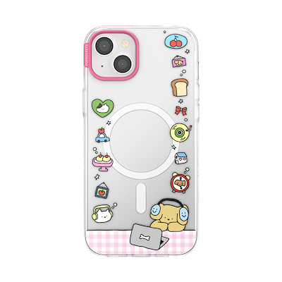 Dog Typing &mdash; iPhone 15 Plus MagSafe Case