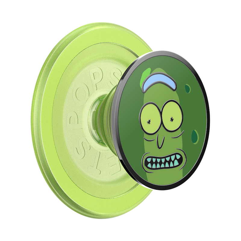 Enamel Pickle Rick — MagSafe PopGrip image number 0