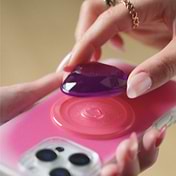 Crystal Heart Lavender &mdash;  MagSafe PopGrip image number 3