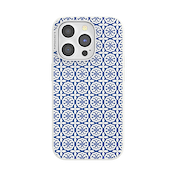 Navy Mosaic &mdash; iPhone 15 Pro MagSafe Case image number 1