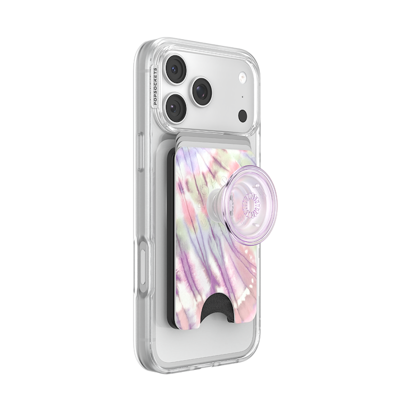 Coastal Tie-Dye Purple &mdash; MagSafe PopWallet+ image number 7