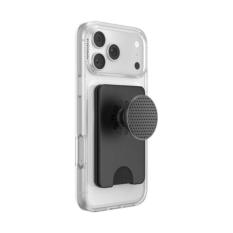 Knurl Black &mdash; MagSafe Kick-Out PopWallet+ & Stand image number 9