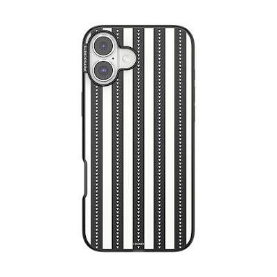 Chic Mickey Stripe &mdash; iPhone 16 Plus MagSafe Case