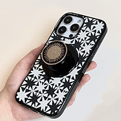 Enamel Hammered Sun Black &mdash; MagSafe PopGrip image number 3