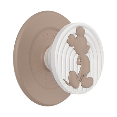 PopOut Latte Mickey — MagSafe PopGrip