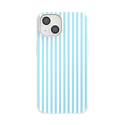 Soft Blue Stripe &mdash; iPhone 14 MagSafe Case image number 1