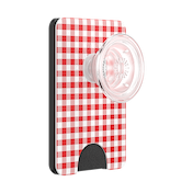 Red Gingham &mdash; MagSafe PopWallet+ image number 1