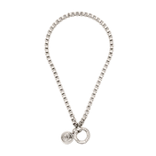 Silver Box Chain &mdash; Phone Wristlet image number 1