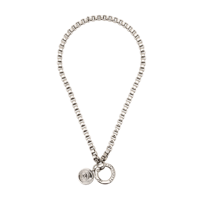 Silver Box Chain &mdash; Phone Wristlet